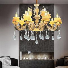 Đèn Chùm Chao đá cao cấp Ø850*H650, E14*15 DC8076T15