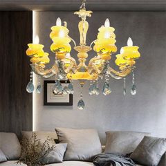 Đèn Chùm Chao đá cao cấp Ø850*H650, E14*12 DC8076T12