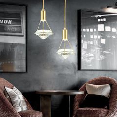 Đèn Thả Kim Cương Vàng TTK123A - Luxurylights