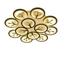 Đèn ốp trần mica OT83-8+4