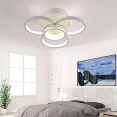 Đèn ốp trần mica Ø450, Led 3 CĐ, có remote OT1626/3+1