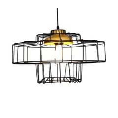 Đèn Thả Cafe Lồng Sắt Đen TCF27C