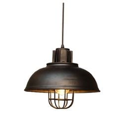 Đèn Thả Chụp Tròn Sắt Đen Cổ Điển TCF62