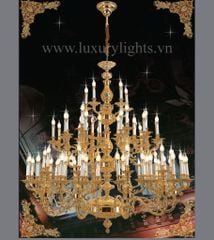 Đèn Chùm Đồng Sang Trọng CNQT-196 - Lighting Home