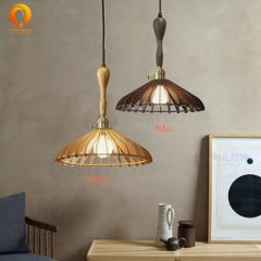 Đèn Trang Trí Thả Gỗ Đồng Hiện Đại Đơn GIản DAG-03