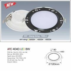 Đèn Led Downlight nhôm đúc nguyên khối LX404D