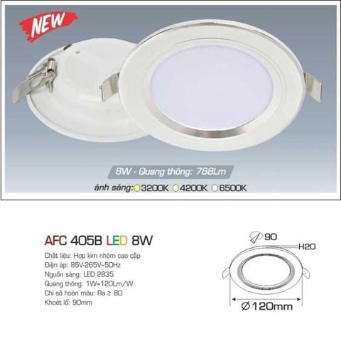 Đèn Led Downlight nhôm đúc nguyên khối LX405B