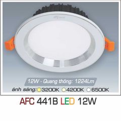 Đèn LED Âm Trần Downlight ANFACO 12W - AFC441B