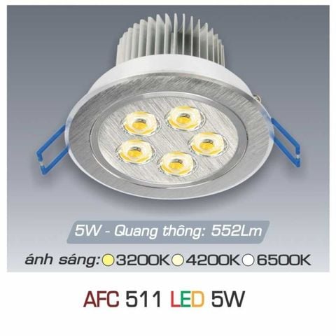 Đèn led downlight mắt ếch cao cấp LX511-5W