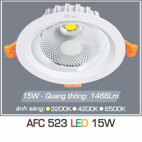 Đèn Led COB Downlight 15W AFC523 - Anfaco