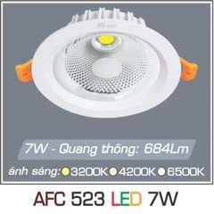 Đèn Downlight LED COB 7W AFC523 - Anfaco