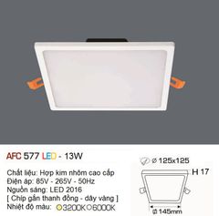 Đèn Âm Trần Downlight Anfaco LX 577 13W
