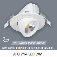 Đèn Spotlight LED Âm Trần Chỉnh Hướng Cao Cấp LX714