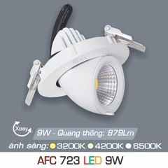 Đèn Downlight LED Âm Trần Chỉnh Hướng Cao Cấp LX723-9W