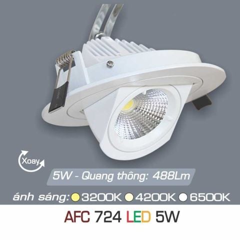 Đèn Downlight LED Âm Trần Chỉnh Hướng Cao Cấp LX724