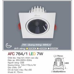 Đèn Downlight LED Âm Trần Cao Cấp LX764/1-7W