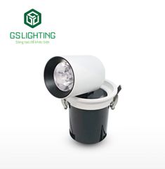 Đèn âm trần đơn rọi chỉnh hướng Gs Lighting 10W