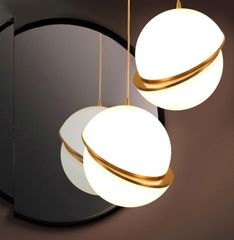 Đèn thả quả cầu hiện đại hình sao mộc THCN 27-21