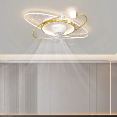 Đèn Quạt Trần Trang Trí Dải Ngân Hà LXBD097- Vàng