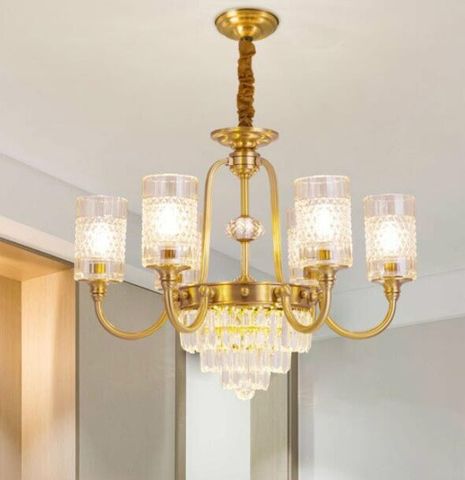 Đèn Chùm Đồng Pha Lê Cao Cấp CD-D8331/6