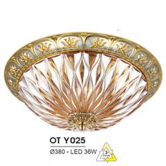 Đèn ốp trần Hufa Ø380 - LED 36W, ánh sáng 3 chế độ OT Y025