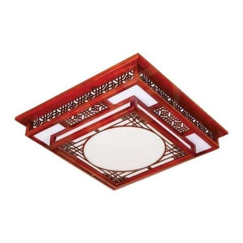 Đèn Ốp Trần Gỗ Vuông Ø520*H80, Led 80W, 3 chế độ ánh sáng OTG 14