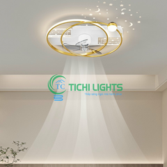 Đèn Quạt Ốp Trần QT 09