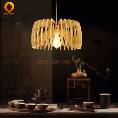 Đèn Thả Gỗ Trang Trí Bàn Ăn Đơn Giản Hiện Đại DAG-06