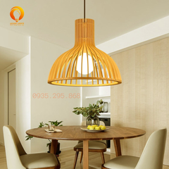 Đèn Thả Gỗ Trang Trí Phòng Ăn Nhà Hàng DAG-08