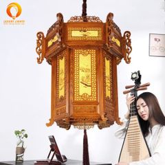 Đèn Thả Gỗ Trang Trí Phòng Thờ DGAD-57