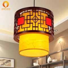Đèn Thả Gỗ Trung Hoa Trang Trí Nhà Hàng DGAD-85