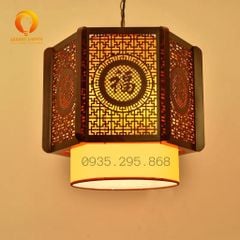Đèn Thả Gỗ Trung Hoa Trang Trí Nhà Hàng DGAD-91