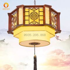 Đèn Thả Gỗ Trung Hoa Trang Trí Nhà Hàng DGAD-94