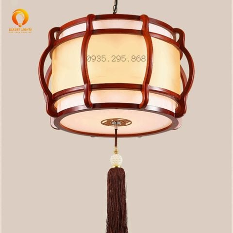 Đèn Thả Gỗ Trung Hoa Trang Trí Nhà Hàng DGAD-95