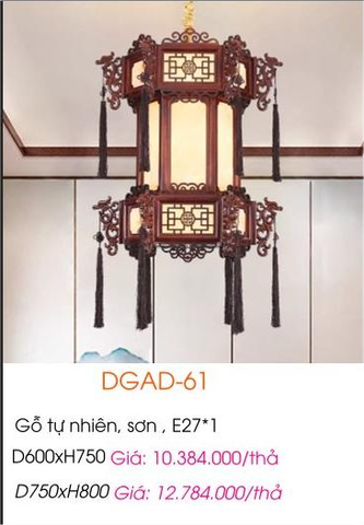 Đèn Thả Gỗ Trang Trí Phòng Thờ DGAD-61
