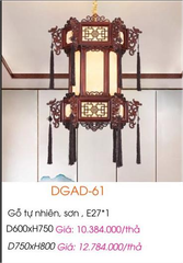 Đèn Thả Gỗ Trang Trí Phòng Thờ DGAD-61