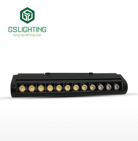 Đèn gấp mắt led ray nam châm siêu mỏng 12w Gs Lighting