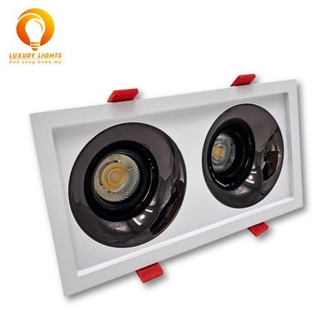 Đèn LED Âm Trần Vuông Đôi GSATDX 12W