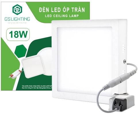 Đèn LED ốp trần vuông 18W GSOT18