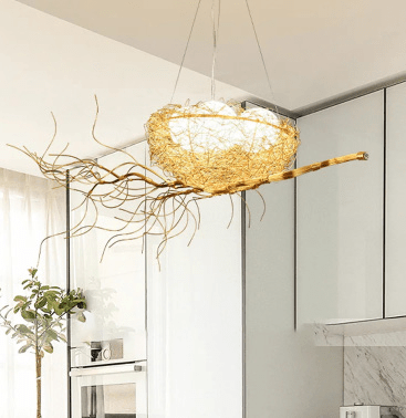 Đèn Thả Bàn Ăn Trang Trí Decor Chim 3 Trứng - THCN 885