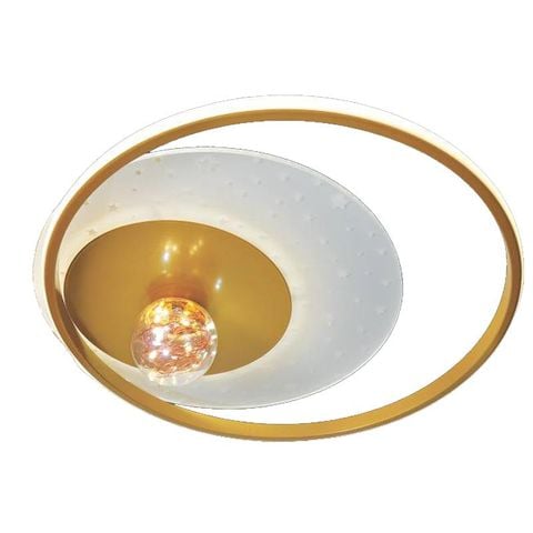 Đèn Mâm Ốp Trần Tròn Ø500*H200, Led 3 Màu Ánh Sáng NC 599A