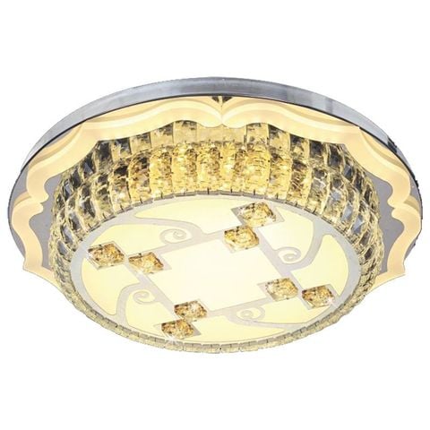 Đèn Ốp Trần Led Tròn Ø480*H100, 3 Màu Ánh Sáng, Remote NC 063 LED
