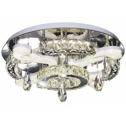 Đèn Ốp Trần Led Tròn Ø600*H200, Remote NC 80066B LED