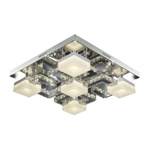Đèn Ốp Trần Led Vuông 600*H200, Remote NC 80115B