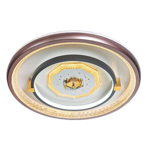 Đèn Mâm Ốp Trần Tròn Ø480*H70, Led 3 Màu Ánh Sáng NM 2002A