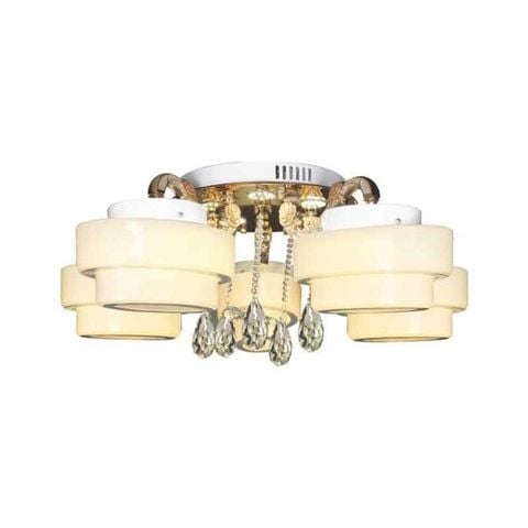 Đèn Ốp Trần Led Tròn Ø700*H250, LED 12W*5, 3 Màu Ánh Sáng NT 9503/5