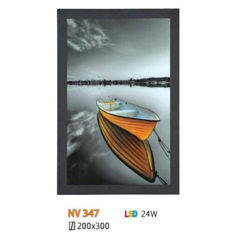 Đèn Vách Tranh Chữ Nhật Led 24W Ø200 x 300 NV 347
