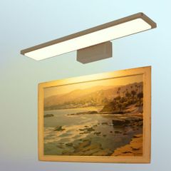 Đèn Rọi Tranh Vỏ Nâu L580*H150 - LED 3 CĐ Size S RTA80/S NÂU