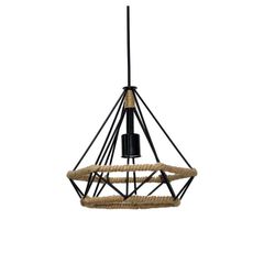 Đèn Thả Cafe Kim Cương Cuốn Dây Thừng Hiện Đại TCF28