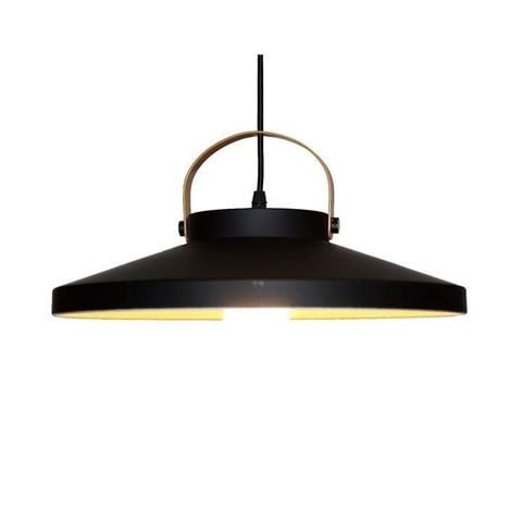 Đèn Thả Cafe Kiểu Dáng Nón Lá TCF52 Đen